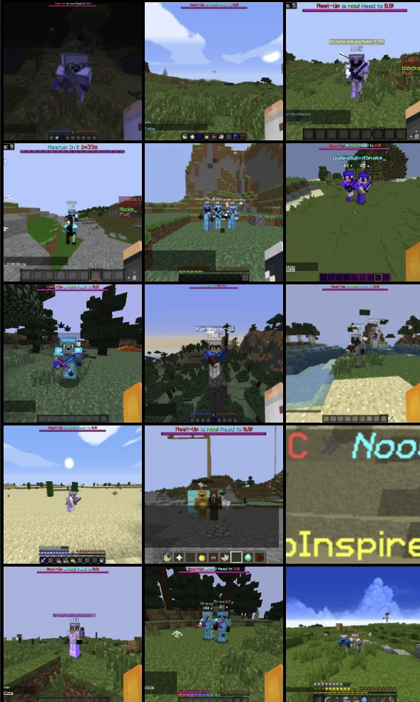 Player moment from Nathan Leo's Minecraft network
